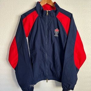 Air Jordan Trophy Room USA Woven Track Jacket Chicago Rookie Card Men Size Small